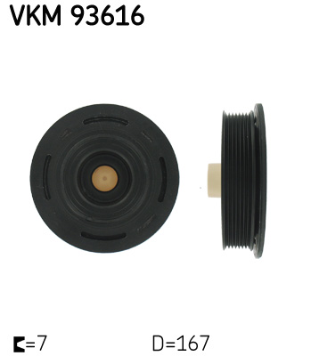 Ременной шкив коленвала FEBI BILSTEIN арт. VKM 93616